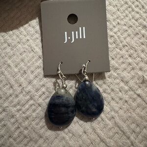 J. Jill Dark Blue Teardrop Earrings